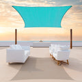 ColourTree CTAPR1220 21ft x 23ft Turquoise Sun Shade Sail Canopy
