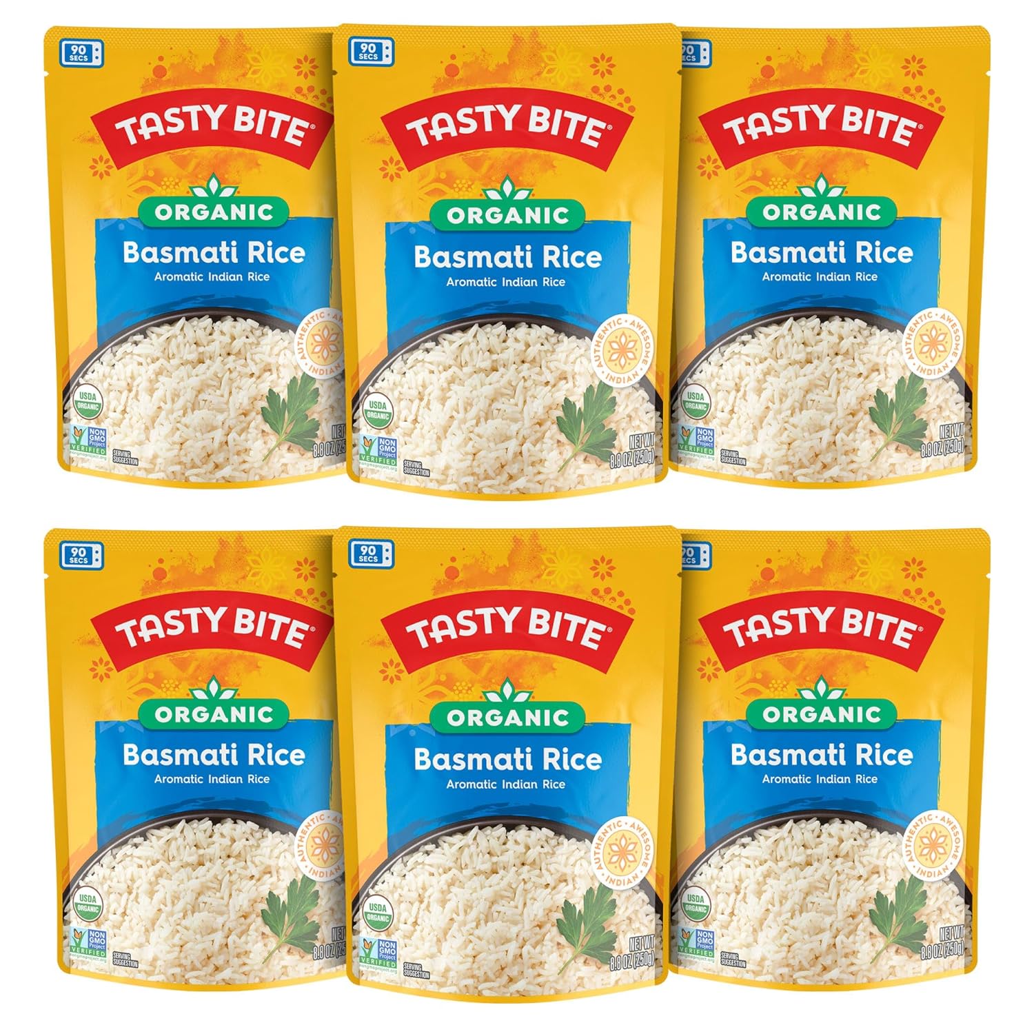 Organic Basmati Rice Ready to Eat, Vegan, Gluten-Free Meals