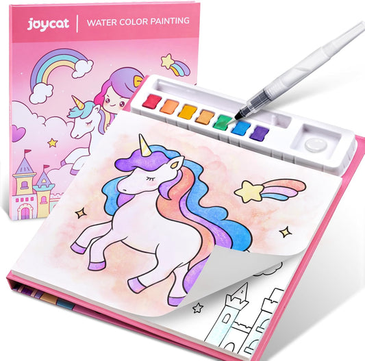Mess-Free Watercolor Fun for Kids, Unicorn Arts and Crafts Set by JoyCat