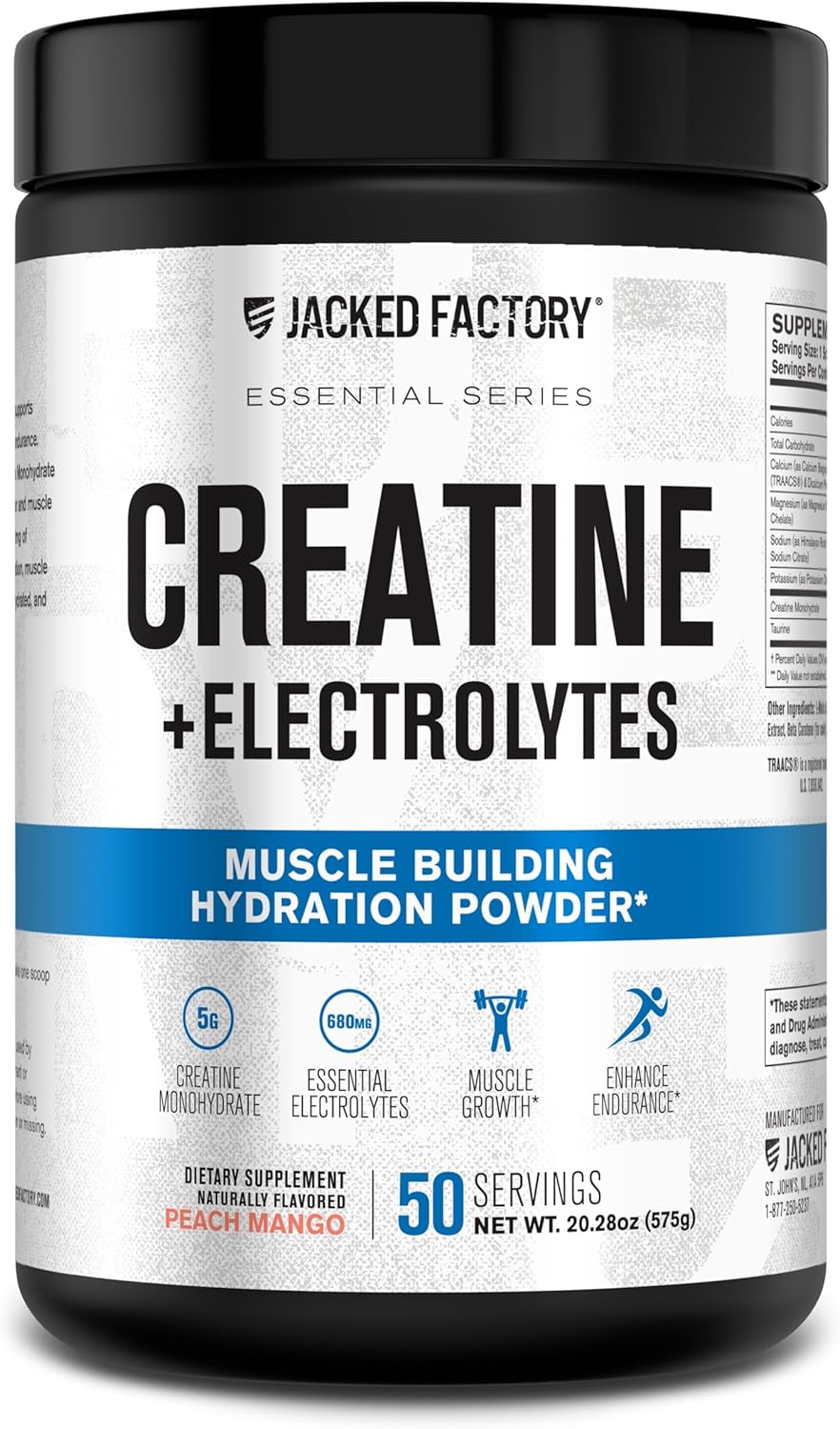 Jacked Factory Creatine + Electrolytes for Muscle Growth