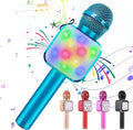 Wireless Bluetooth Karaoke Microphone for Kids - Portable 5-in-1 Party
