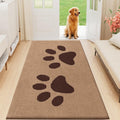 59x35 in Beige Dog Door Mat - Low Profile Absorbent Mud Mat