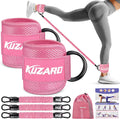 Ankle Resistance Bands with Cuffs for Working Out - Adjustable Levels