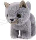Fluffy Gray Cat Plush Toy 6 Inches by ICE KING BEAR