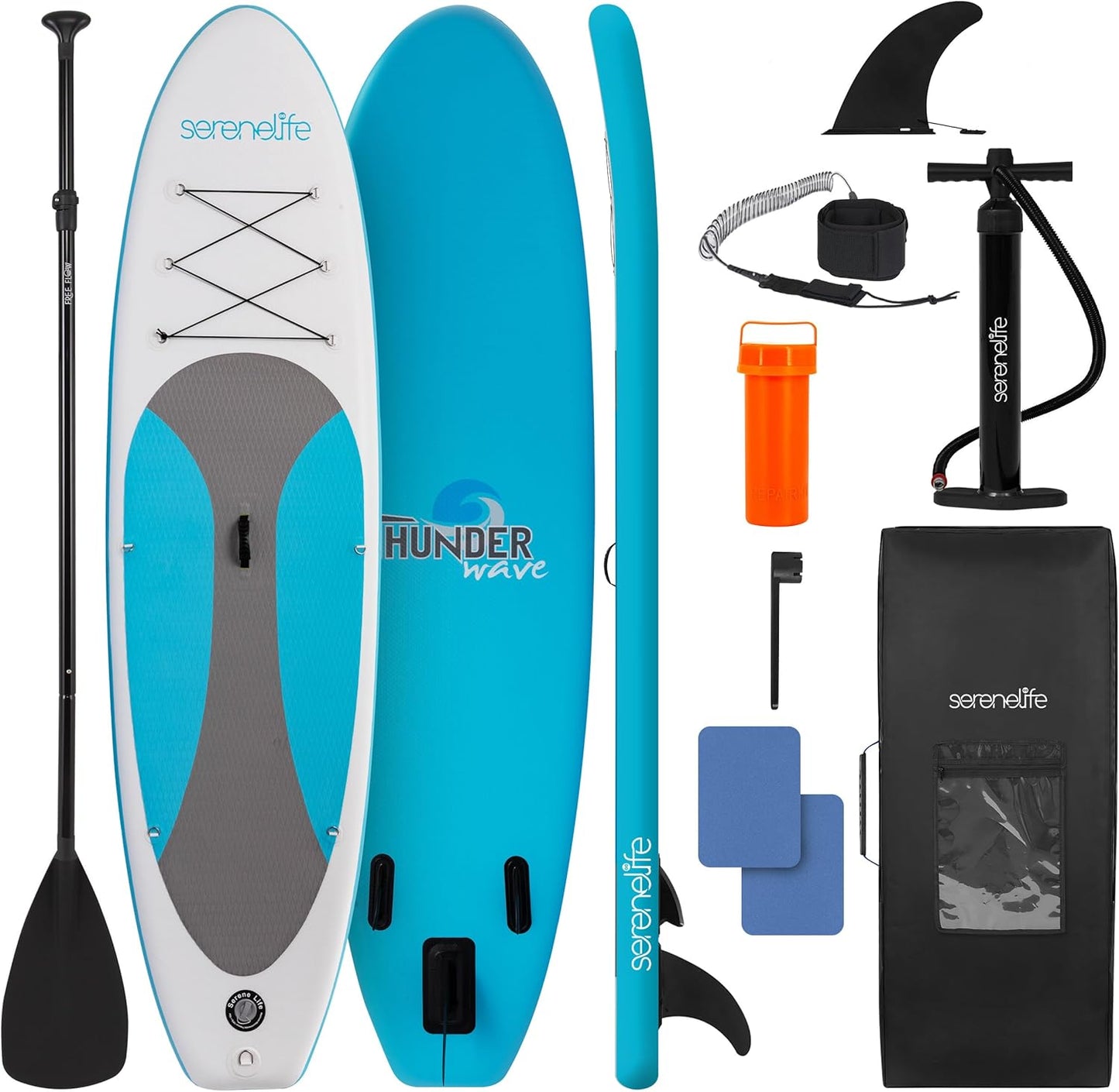 Stand Up Inflatable Paddle Board with Premium Accessories
