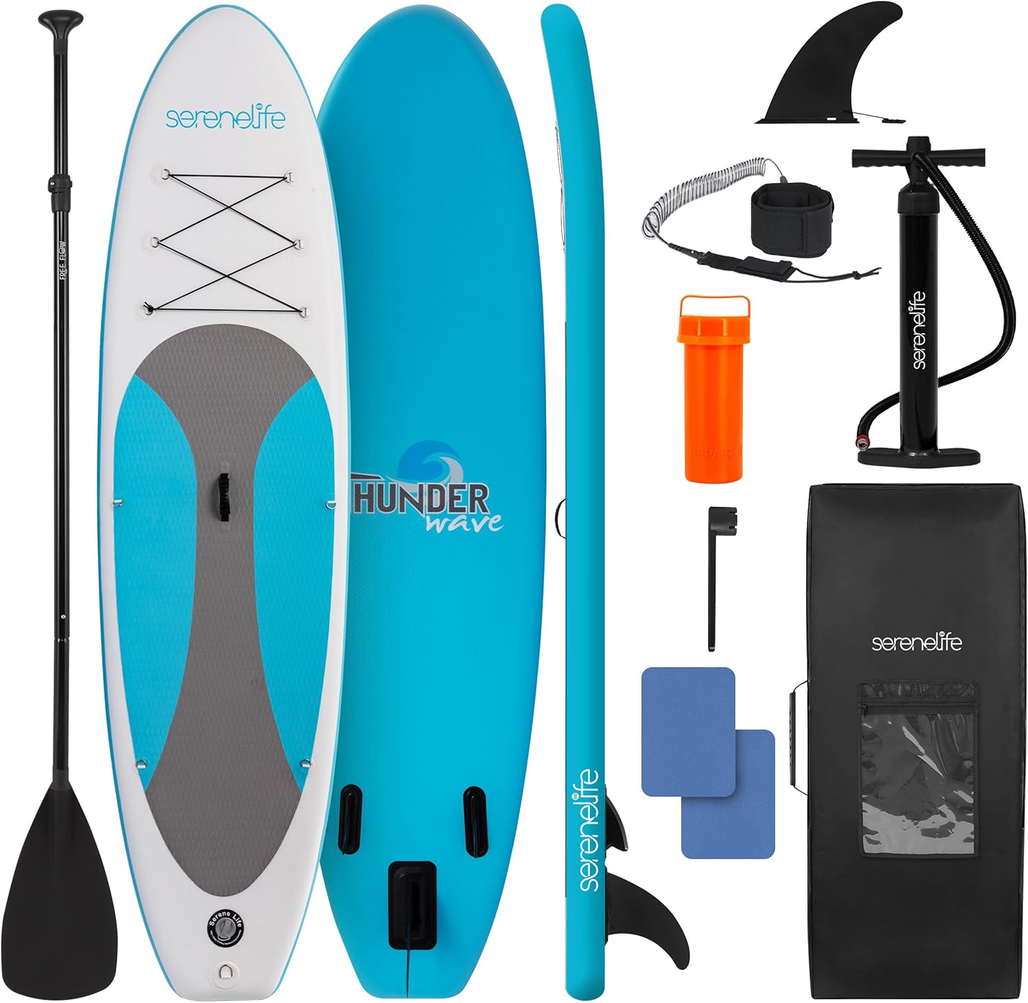 Stand Up Inflatable Paddle Board with Premium Accessories