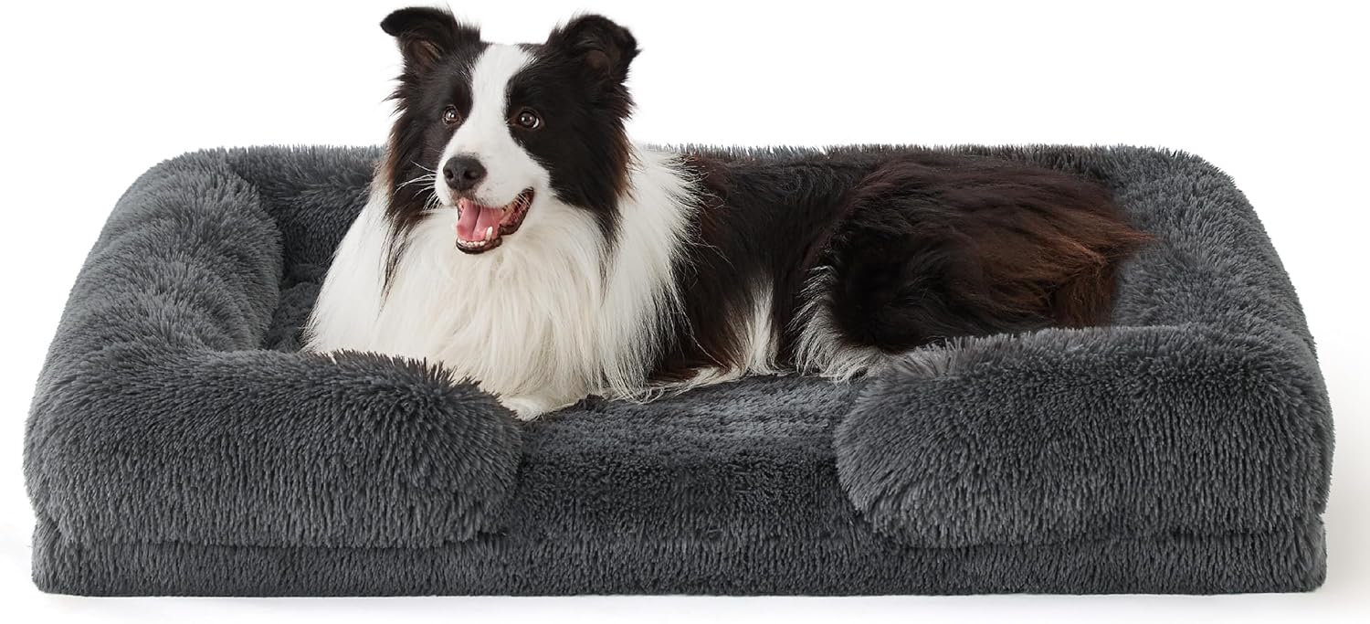 Orthopedic Dog Bed for Large Dogs - Comfortable Foam Sofa