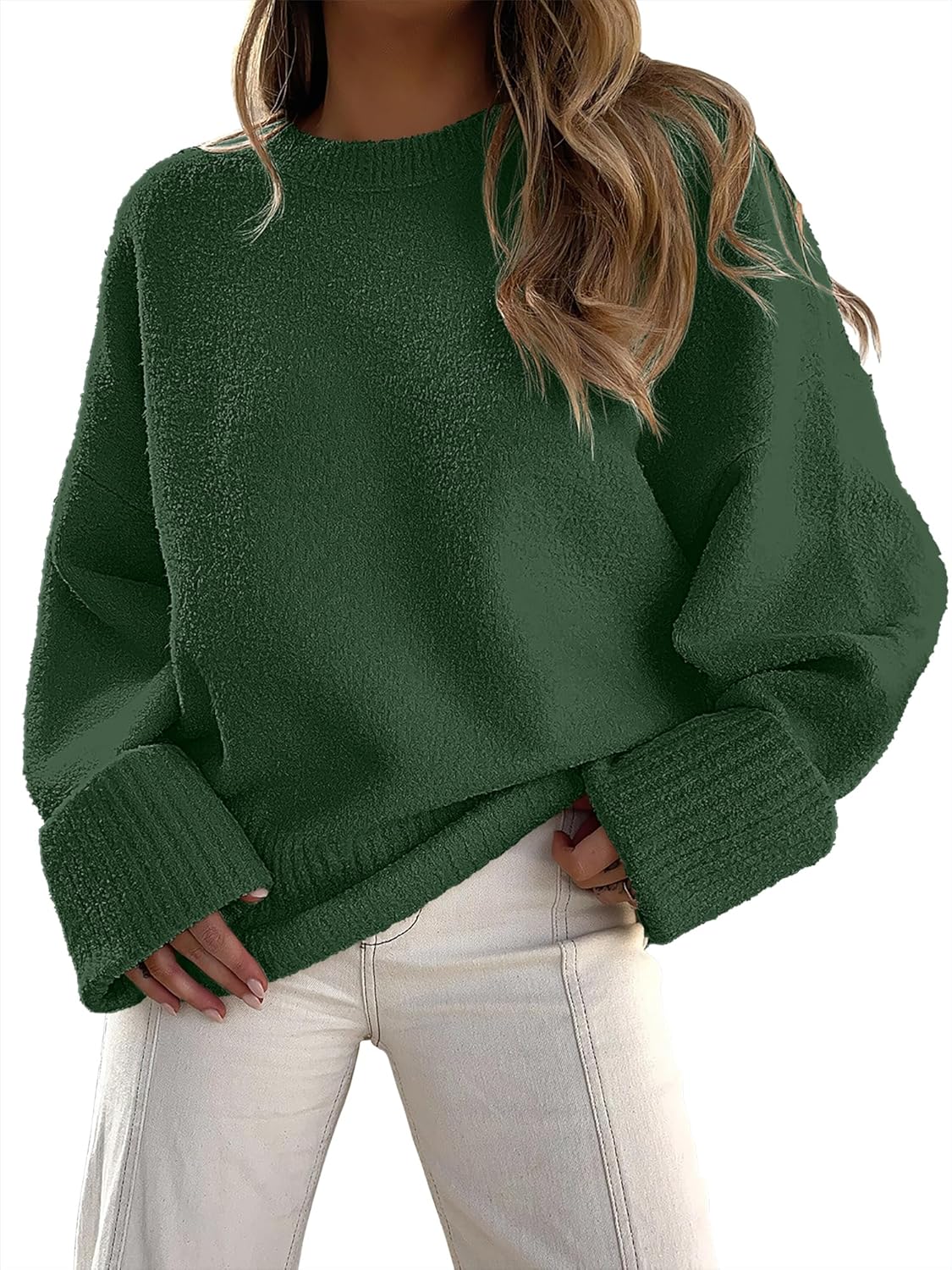 ANRABESS Women's Oversized Sweaters for Cozy Fall Style