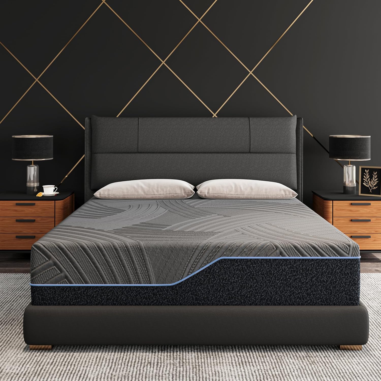 14 Inch Firm Full Mattress in a Box with Cooling Cover