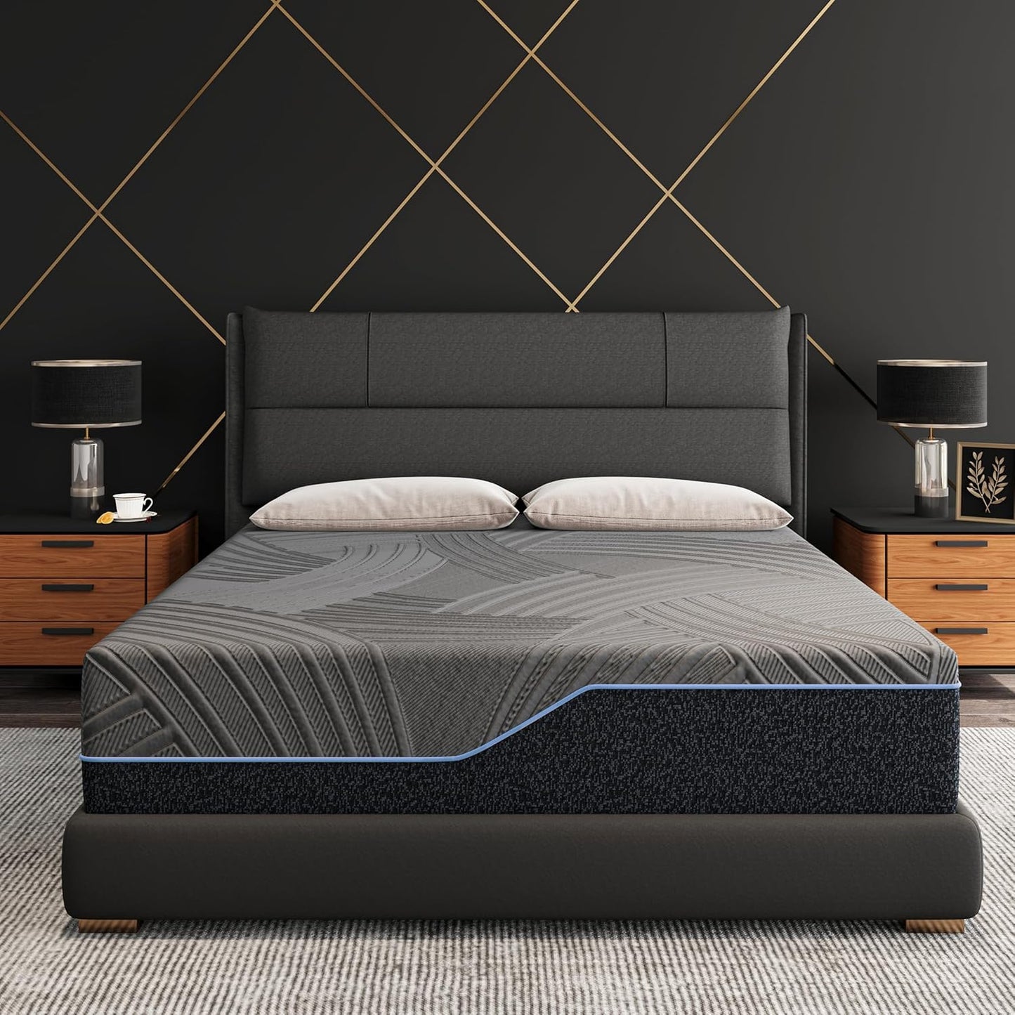 14 Inch Queen Mattress in a Box with Cooling Graphene Cover