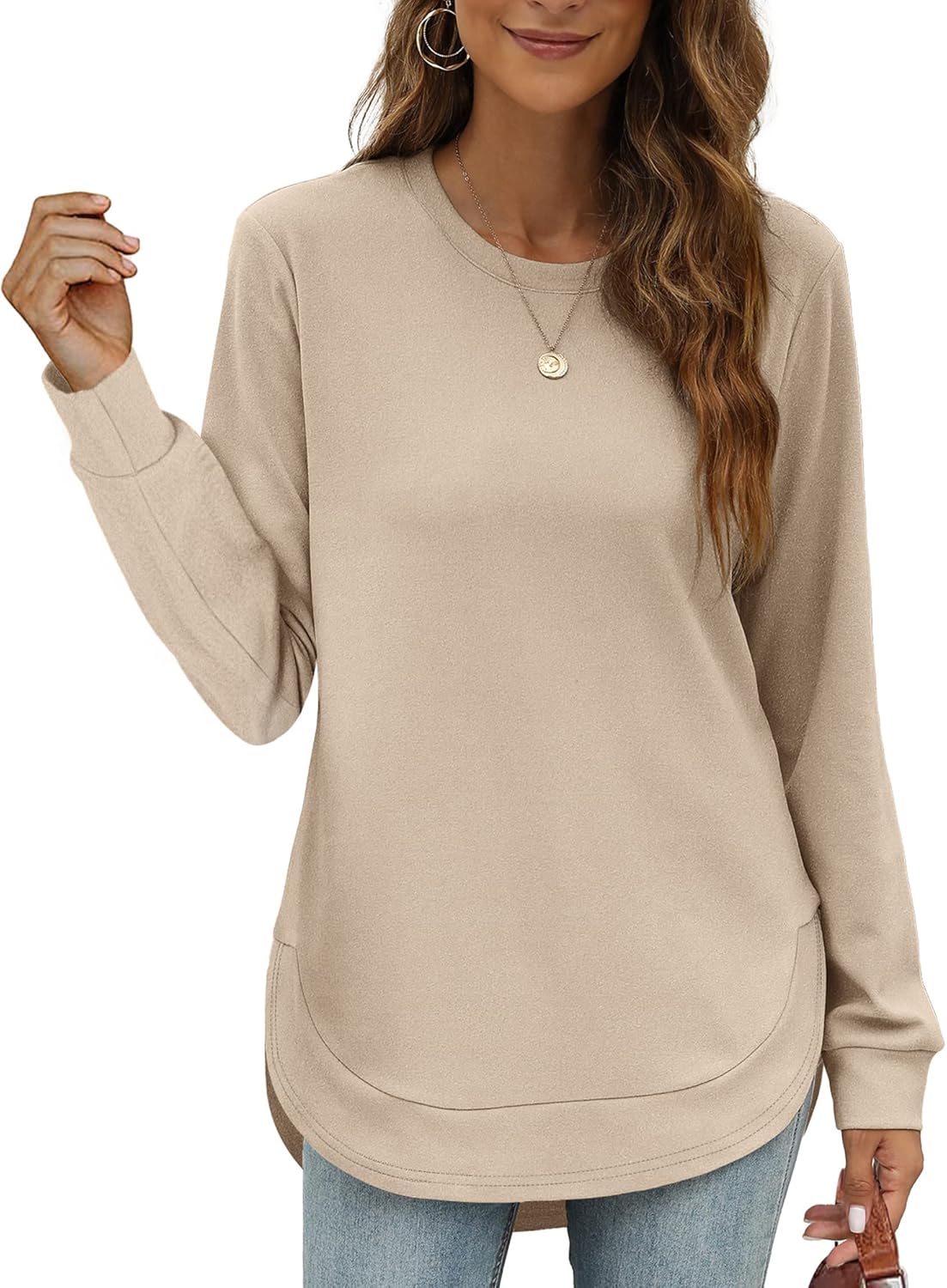 OFEEFAN High Low Sweater: Stylish Comfort