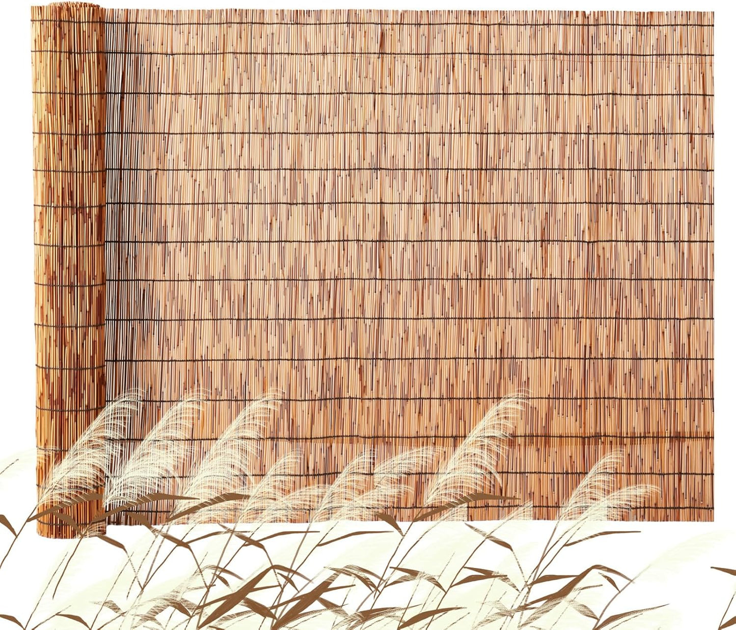 VEVOR Natural Reed Fencing for Garden and Patio Privacy Screen