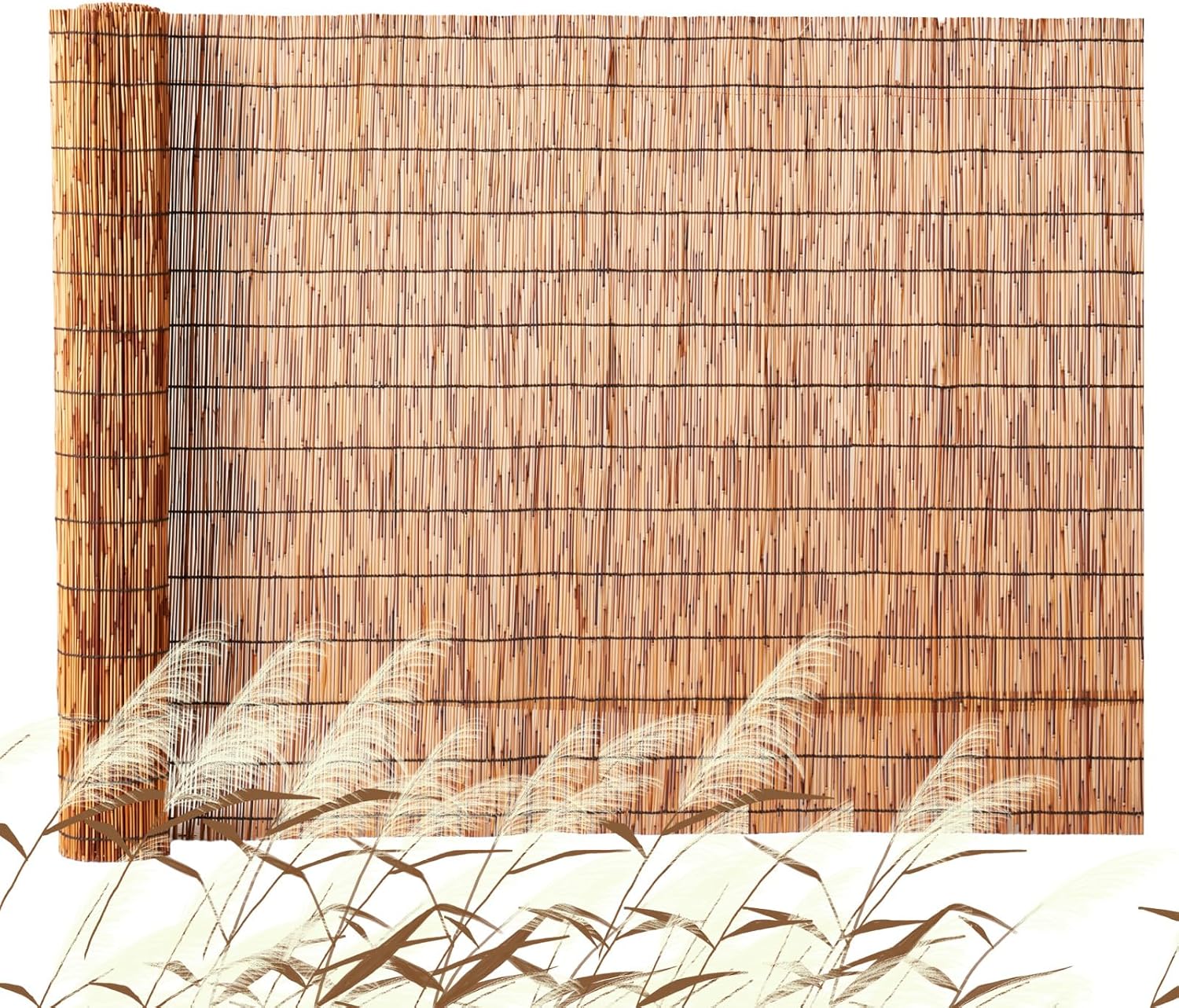 VEVOR Natural Reed Fencing for Garden and Patio Privacy Screen