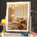 Hasipu Vanity Mirror with Lights 17 x 22 in - Dimmable Makeup Mirror