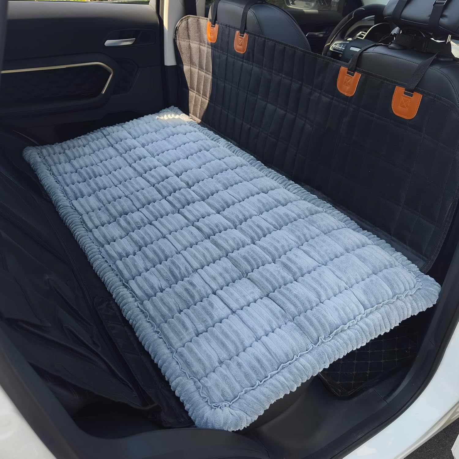 Dog Bed for Car - Non-Slip Travel Pet Mat for Backseat Use