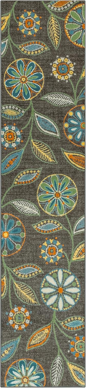 Maples Rugs Reggie Floral Runner Rug - Stylish and Durable Design