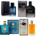 4-Piece Cologne for Men - Choco Musk, Milano, SE, Victorious Heroes