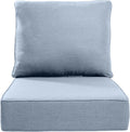 Luxury 24x24x6 Outdoor Cushions Baby Blue - Thick Support