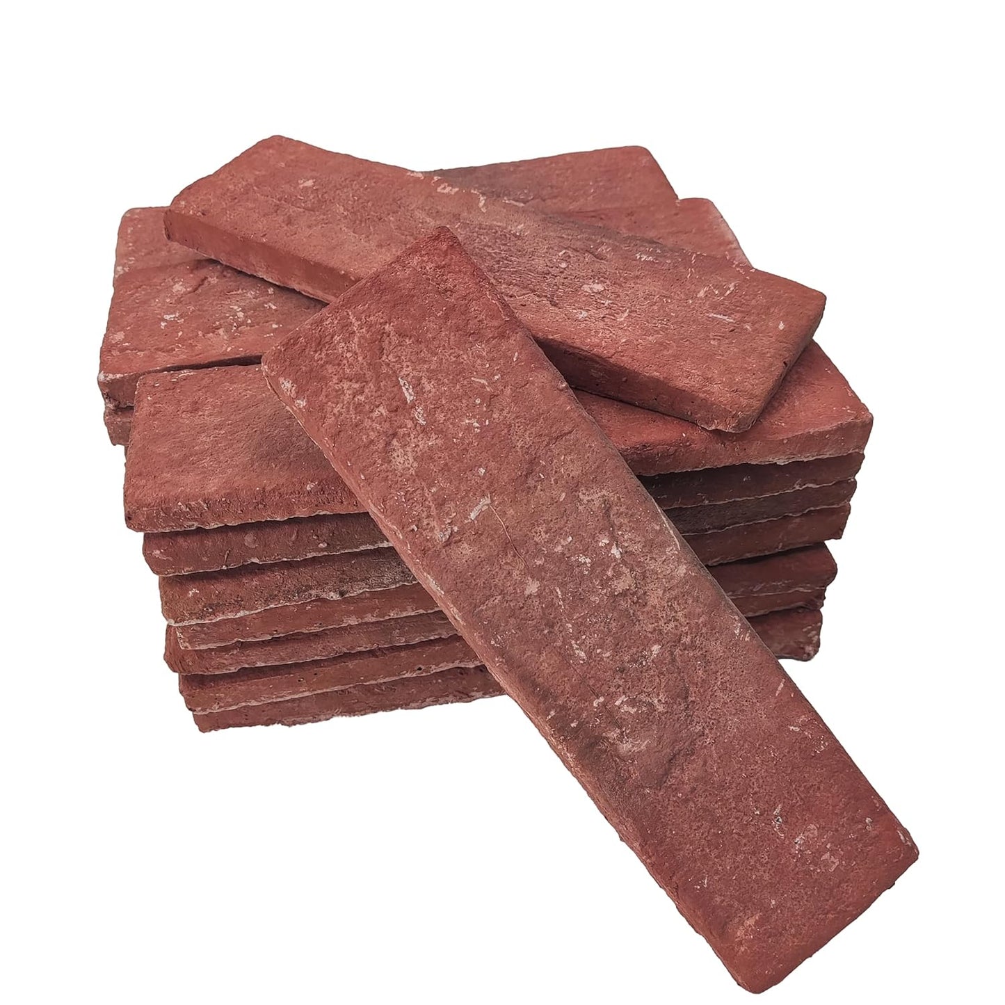 40 Pcs Red Thin Wall Brick Veneers for Stylish Home Decor