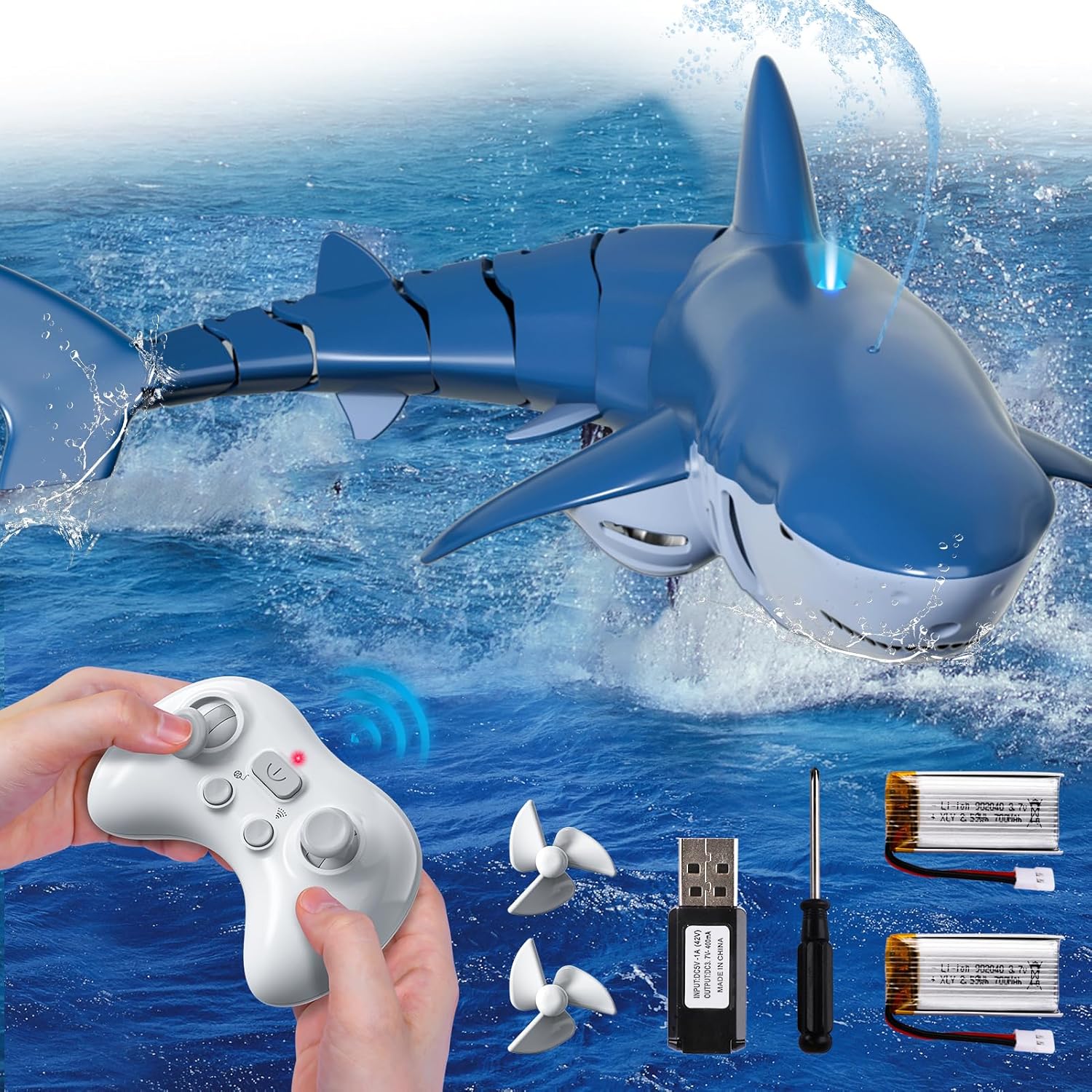 Remote Control Shark Toys for Kids - Fun Water Play Experience