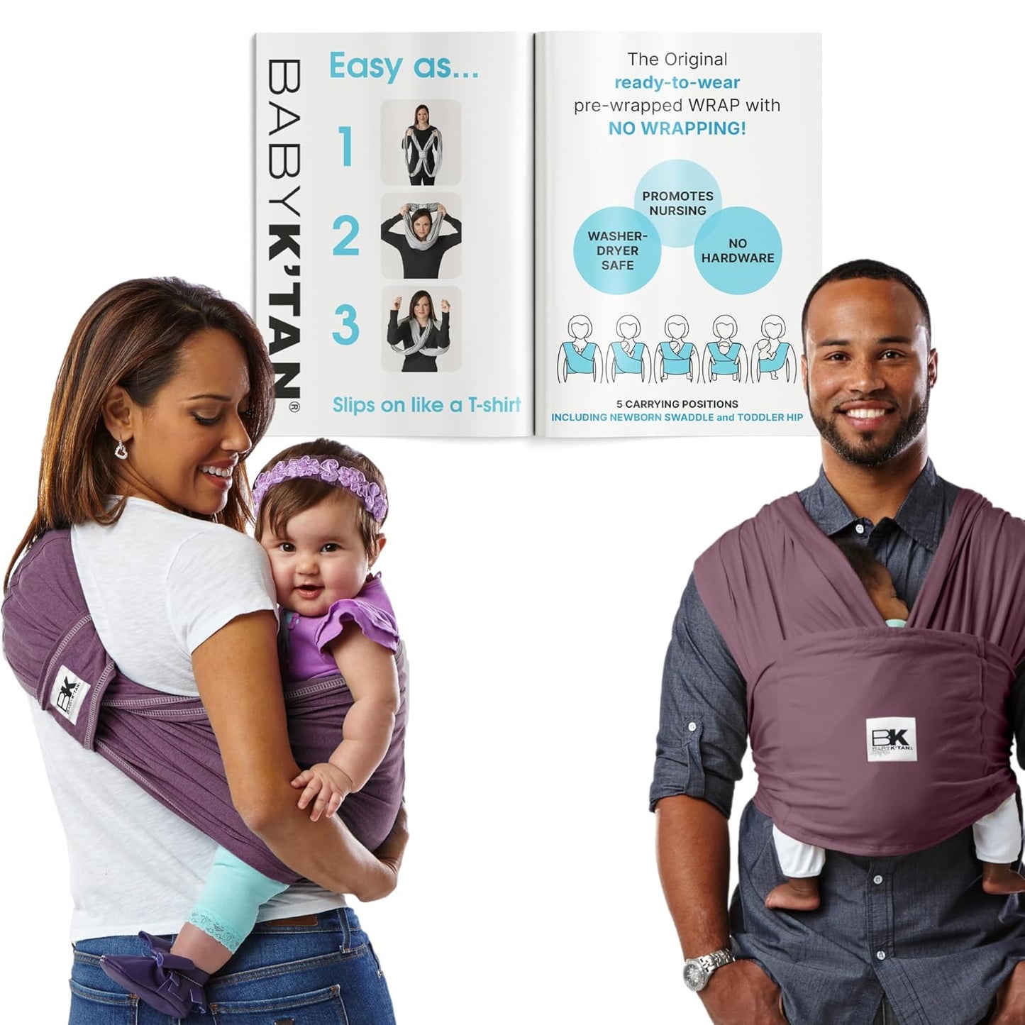Original Baby K'tan Baby Carrier: The Best Hands-Free Infant Wrap