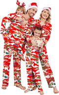Family Christmas Matching Pajama Set - Soft Button-Down Sleepwear