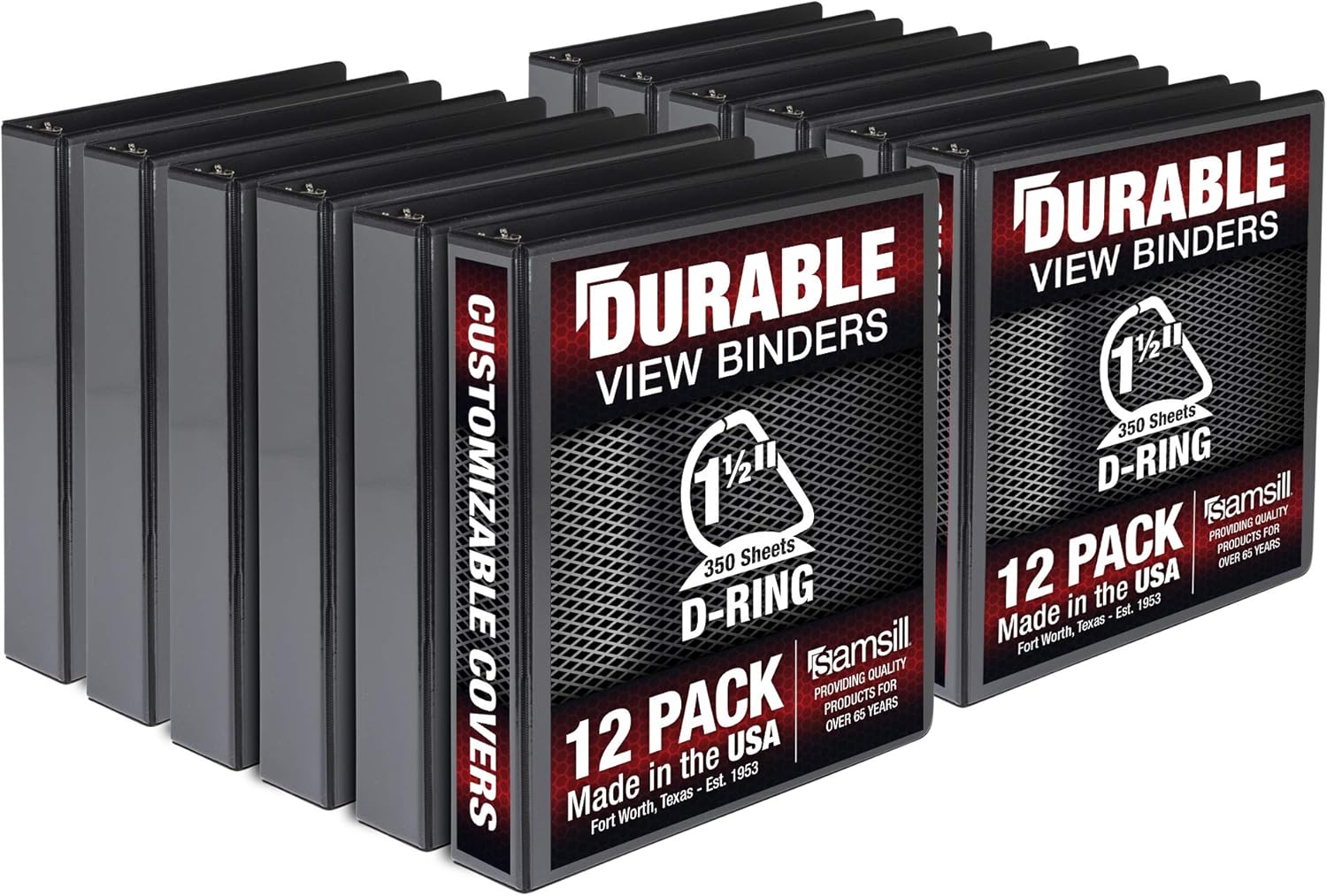Durable 1.5 inch 3 Ring Binder for Heavy-Duty Document Storage