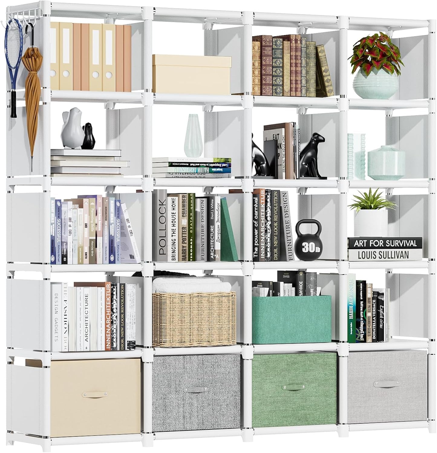 Mavivegue 20 Cube Book Shelf for Stylish Home Organization