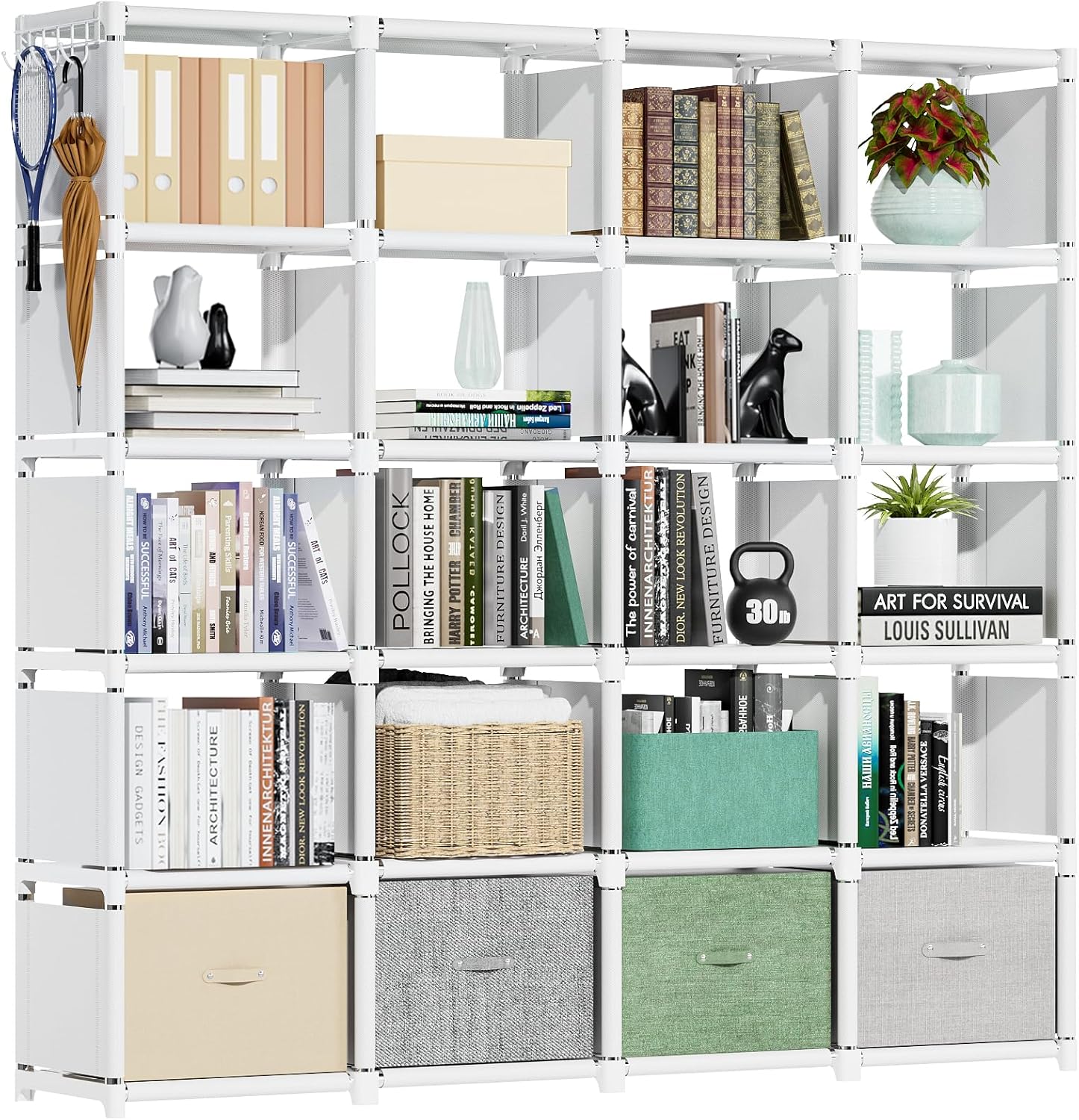Mavivegue 20 Cube Book Shelf for Stylish Home Organization