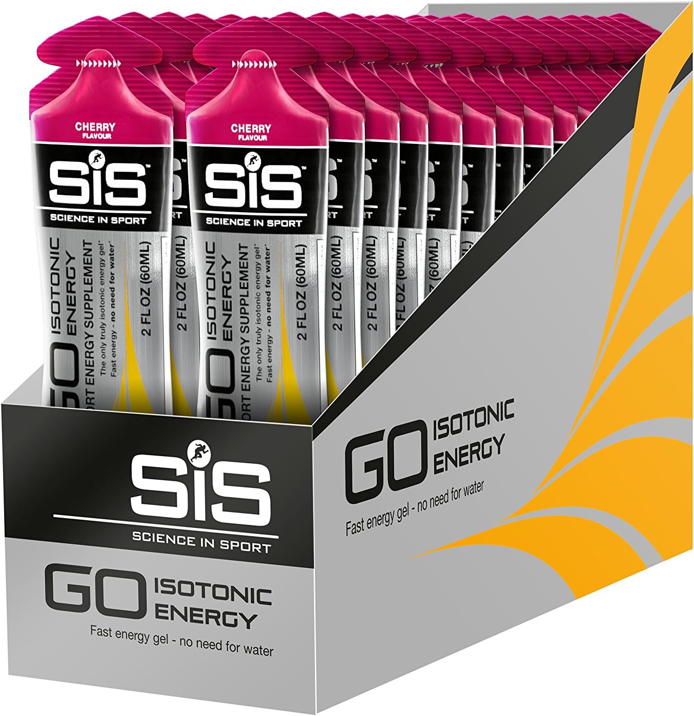 SIS Isotonic Energy Gels for Endurance Sports - Pineapple Flavor