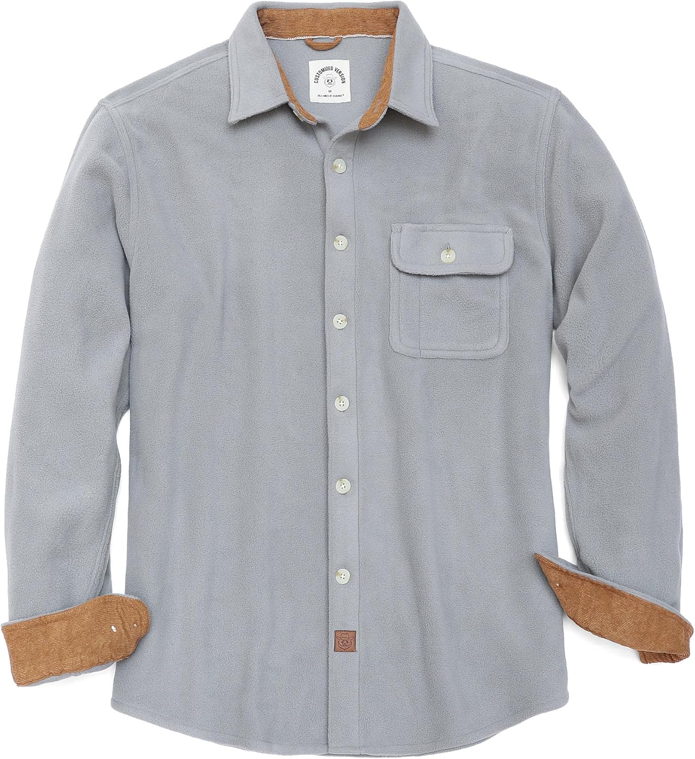 Dubinik Mens Flannel Shirts Long Sleeve Casual Button Down Style