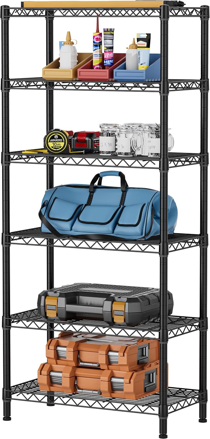 Heavy Duty Shelving Unit for Kitchen and Home Organization