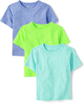 Baby Boys' and Toddler Short Sleeve Crew Neck Tees - Cute Tops