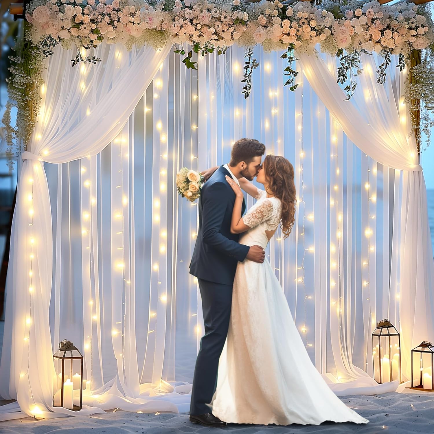Twinkle Tulle Curtain Light - Magical Backdrop Glow