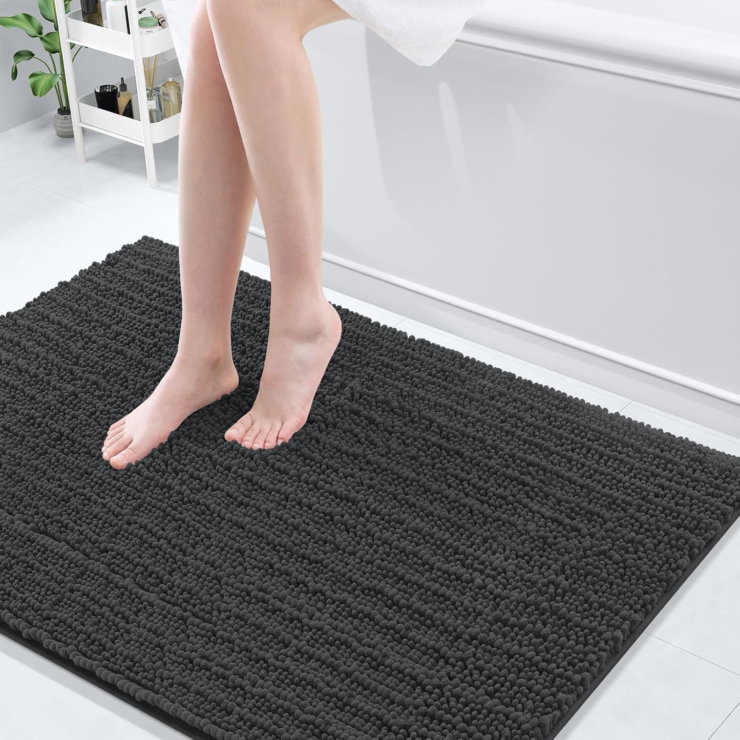 Arotive Luxury Chenille Bathroom Rug Mat for Ultimate Comfort
