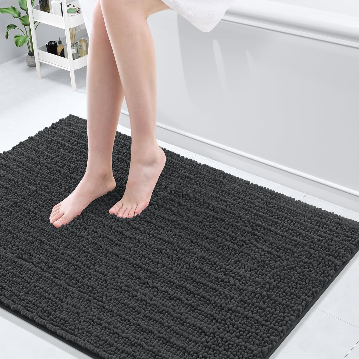 Arotive Luxury Chenille Bathroom Rug Mat for Ultimate Comfort