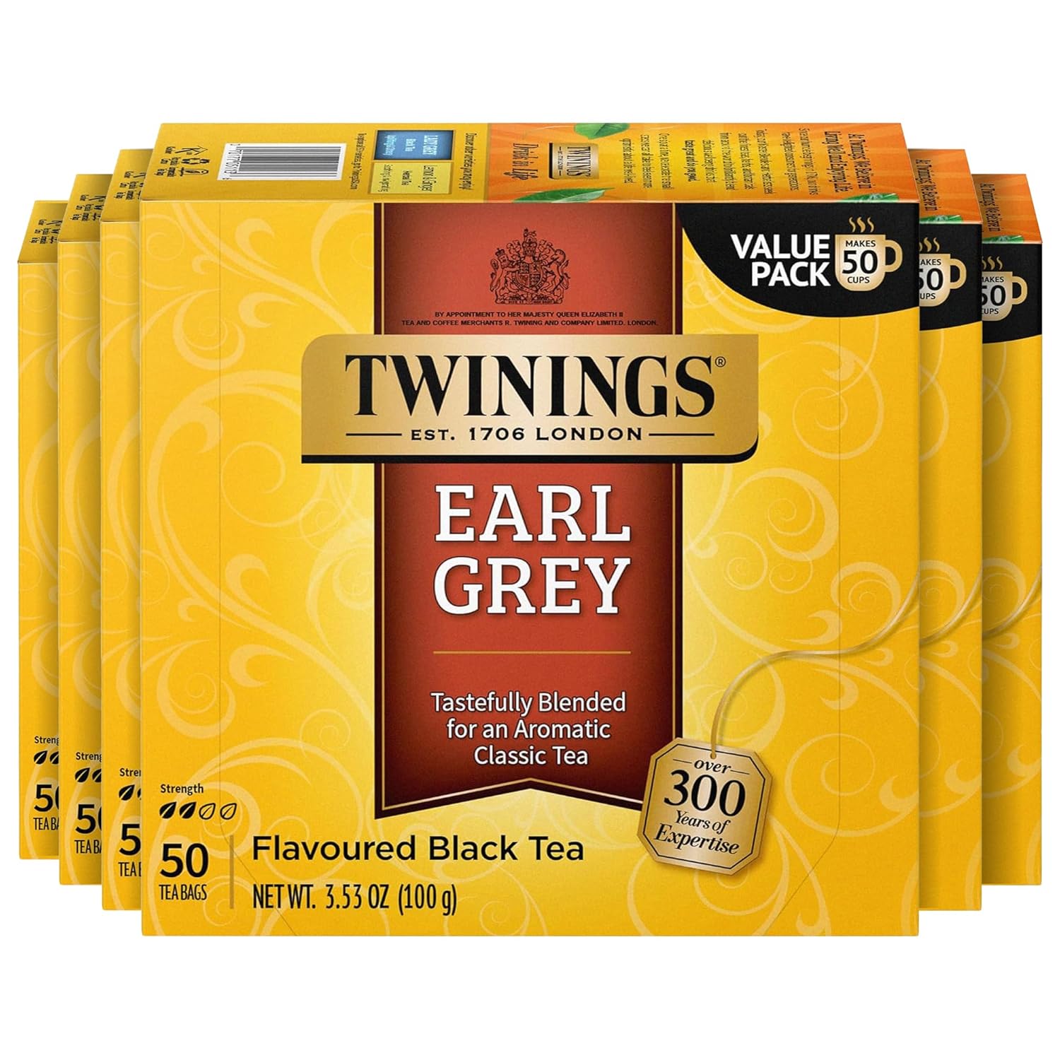 Twinings Earl Grey Black Tea Bags - Citrus and Bergamot Flavor