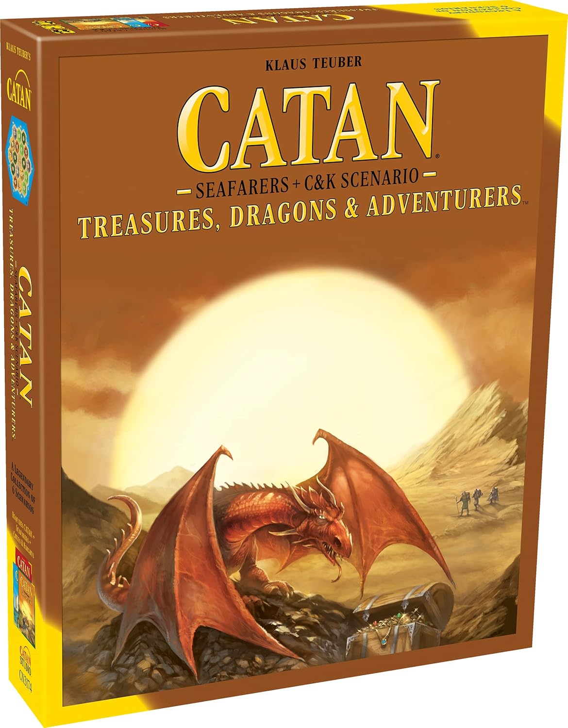 CATAN Treasures, Dragons and Adventurers Expansion for Strategy Fun