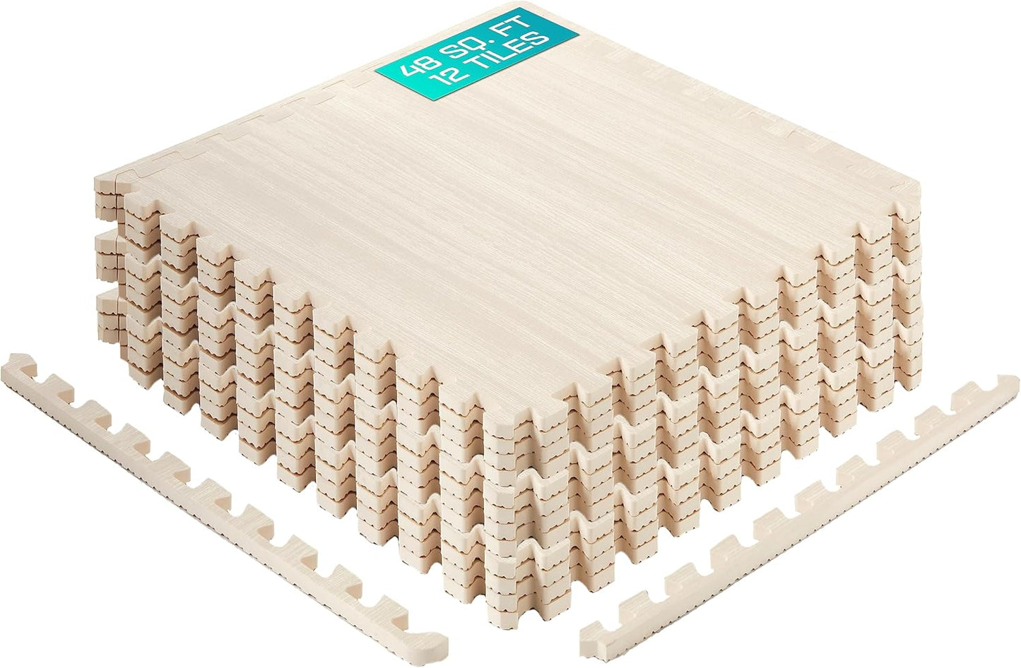 Yes4All EVA Interlocking Mats for Home, Garage, and Living Room