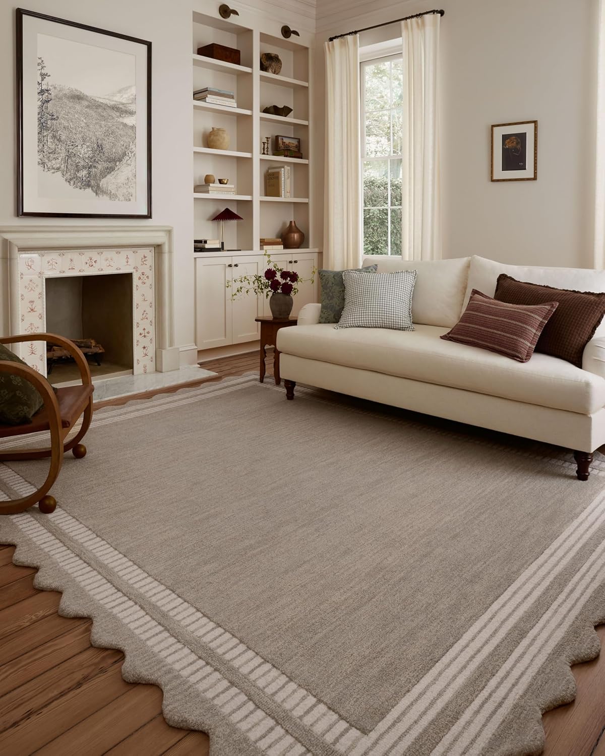 Scottie Collection Area Rug by Chris Loves Julia - 7ft 9in x 9ft9