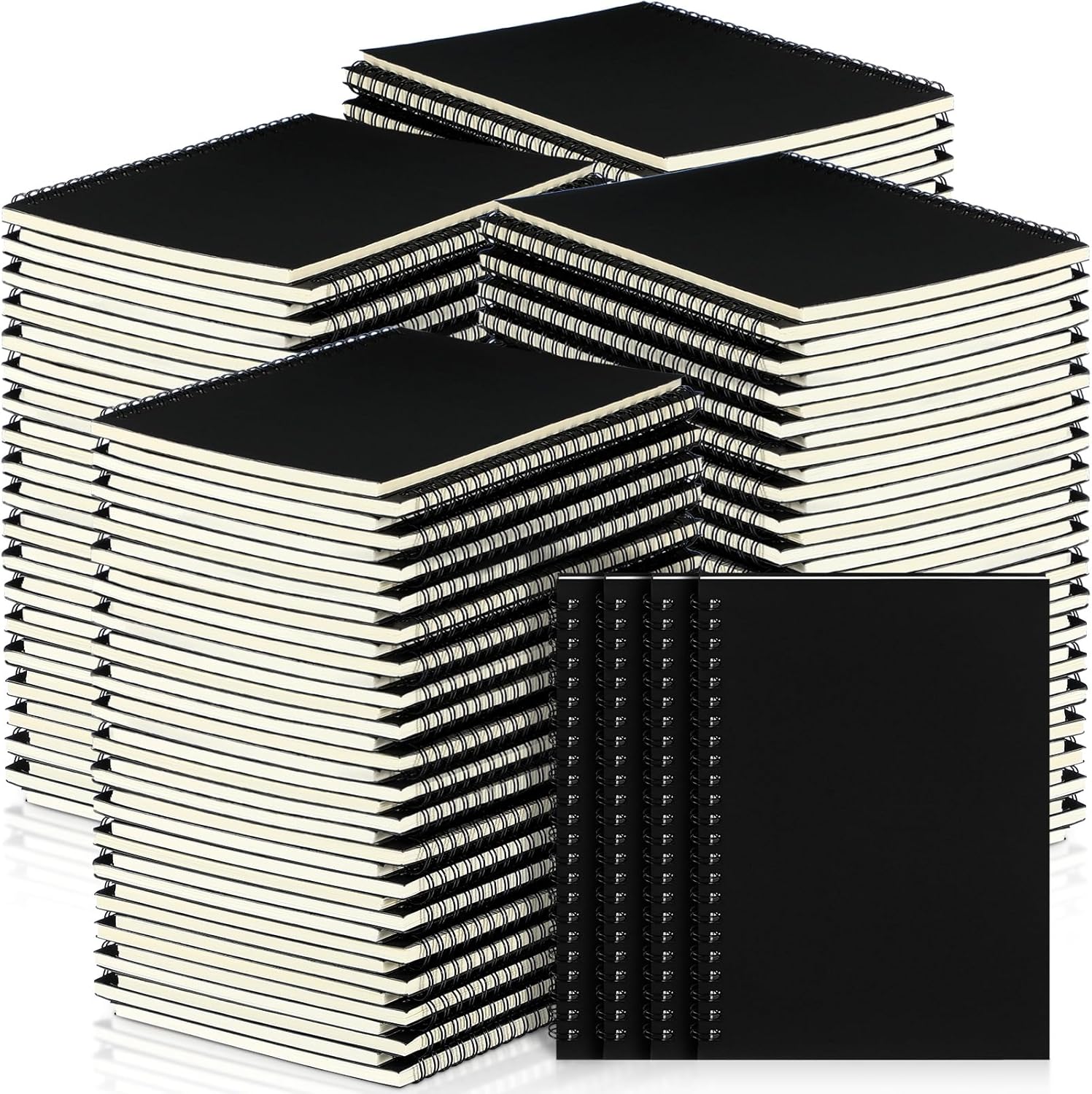 Bulk Spiral Notebook for Business & School - 72 Pcs