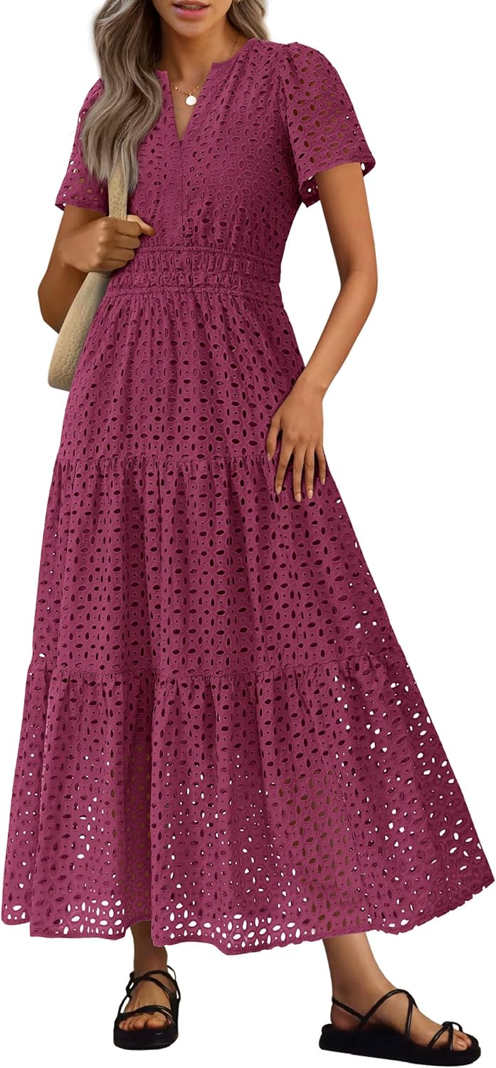 PRETTYGARDEN Womens Summer Maxi Dress for Beach and Vacation