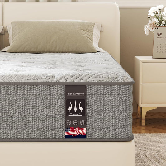 California King Mattress in a Box Medium Firm Hybrid Comfort