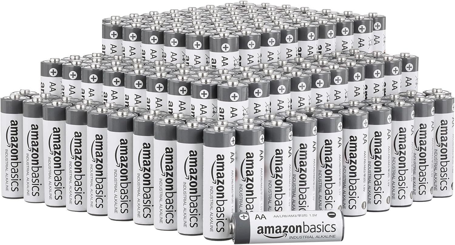 Reliable Performance AA Industrial Alkaline Batteries, 450 Count