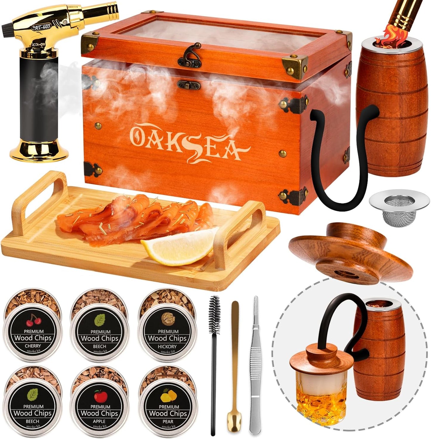 Ultimate Whiskey Smoker Kit - Oaksea