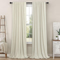 102 in Long Blackout Curtains for Sliding Glass Door - Thermal Linen