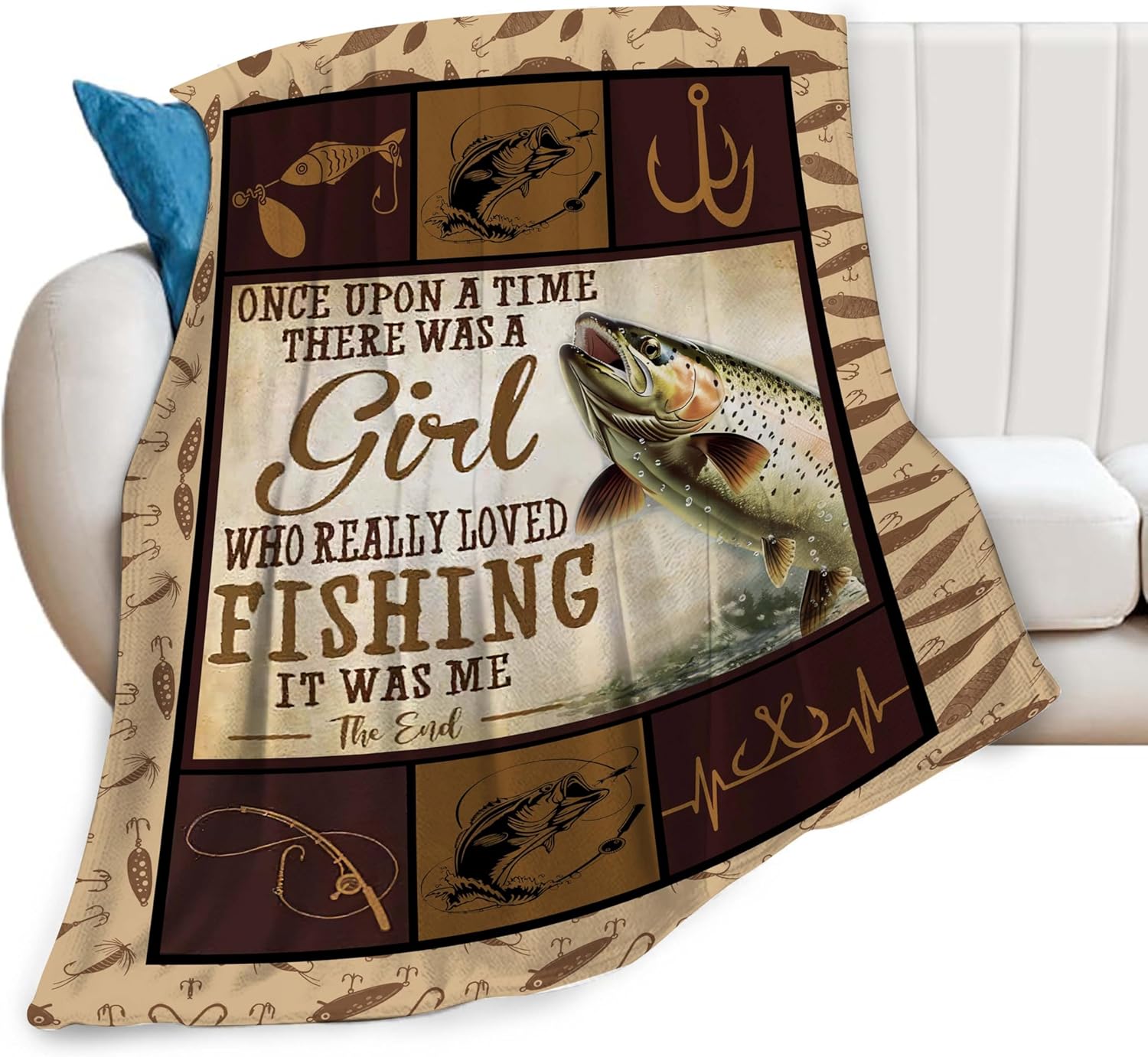 Super Cozy Fish Lover's Throw Blanket - Sweetfox