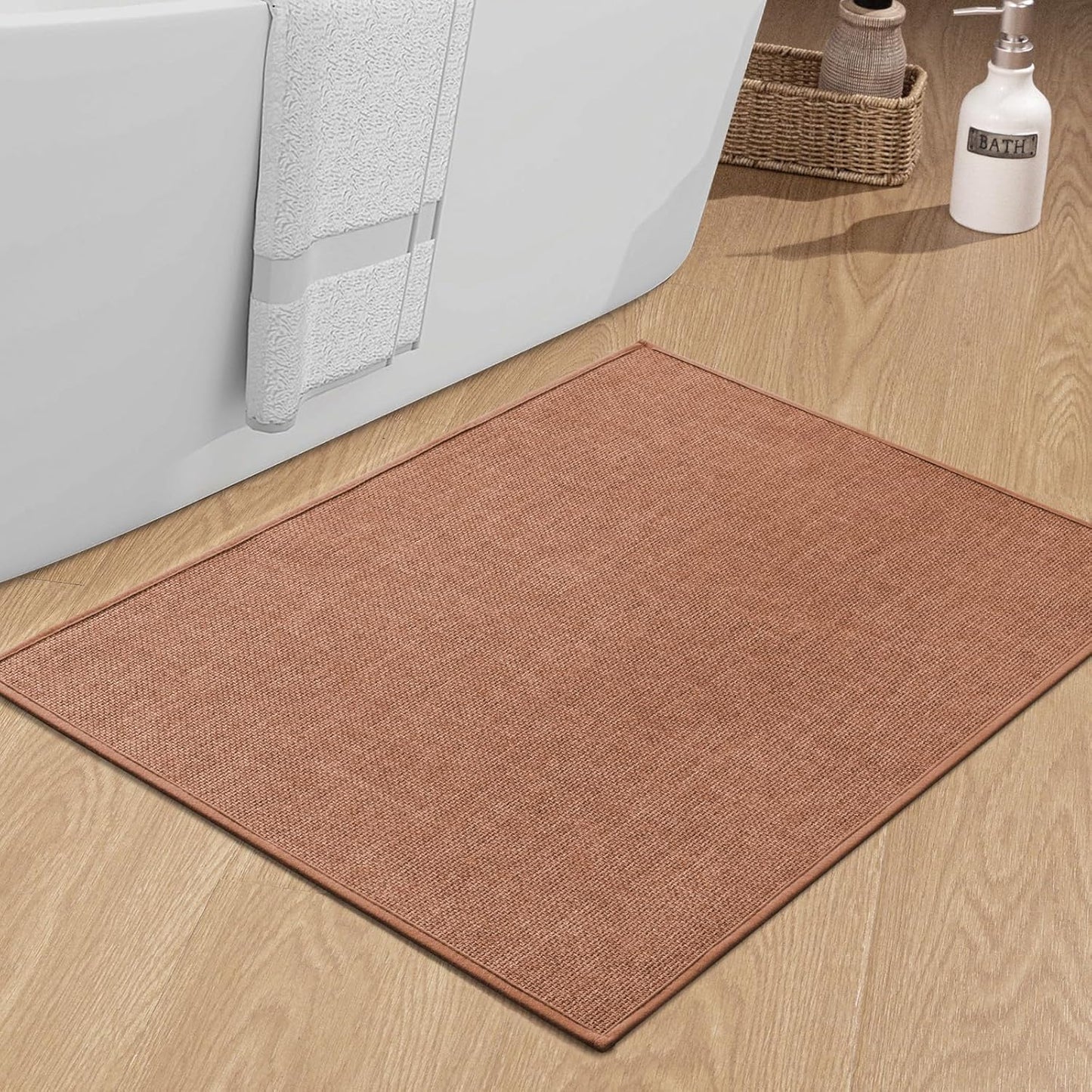 Chakme Ultra Thin Non Slip Bath Mat for Quick Drying Comfort