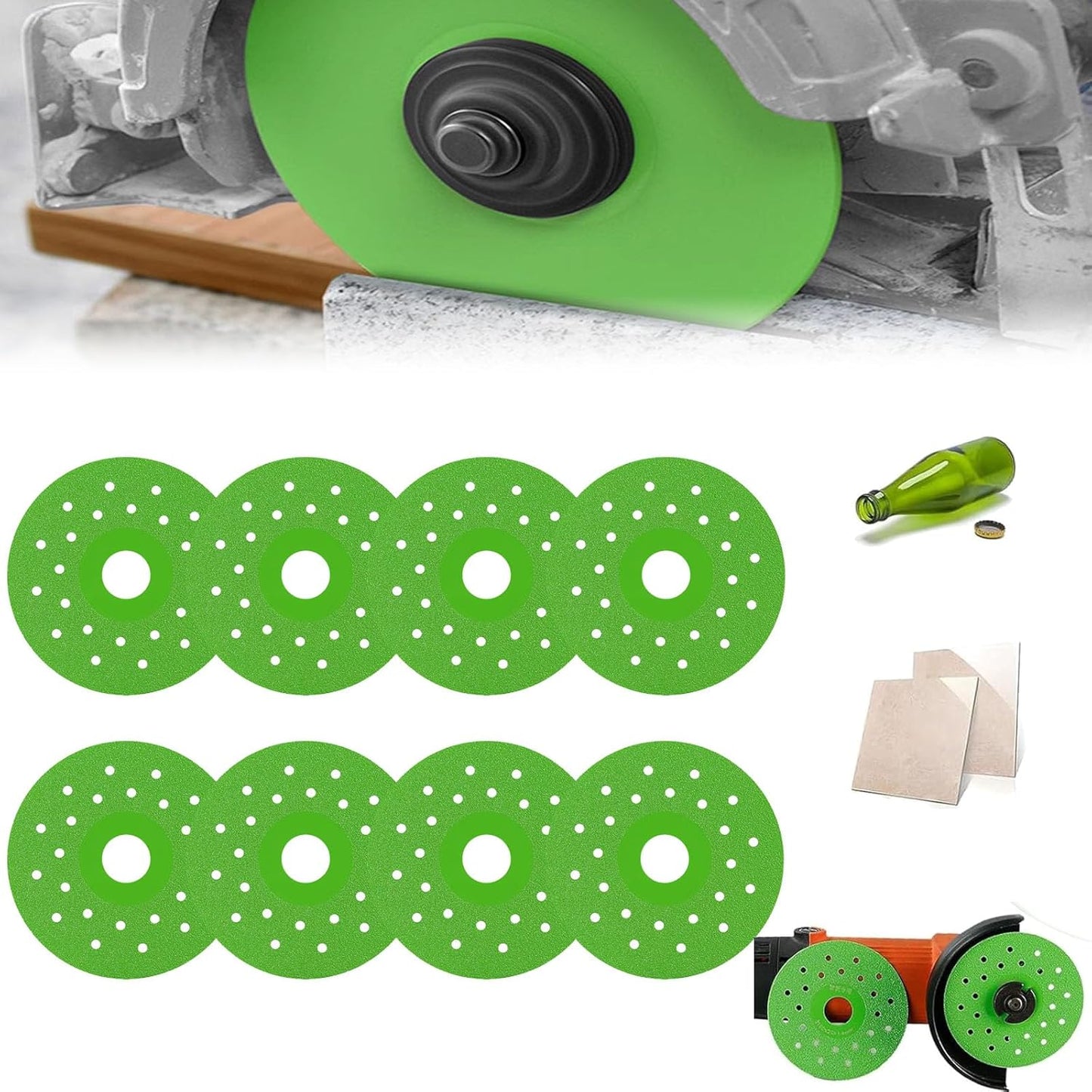 Rock Slab Grinding Disc Set - Precision Cutting Blades
