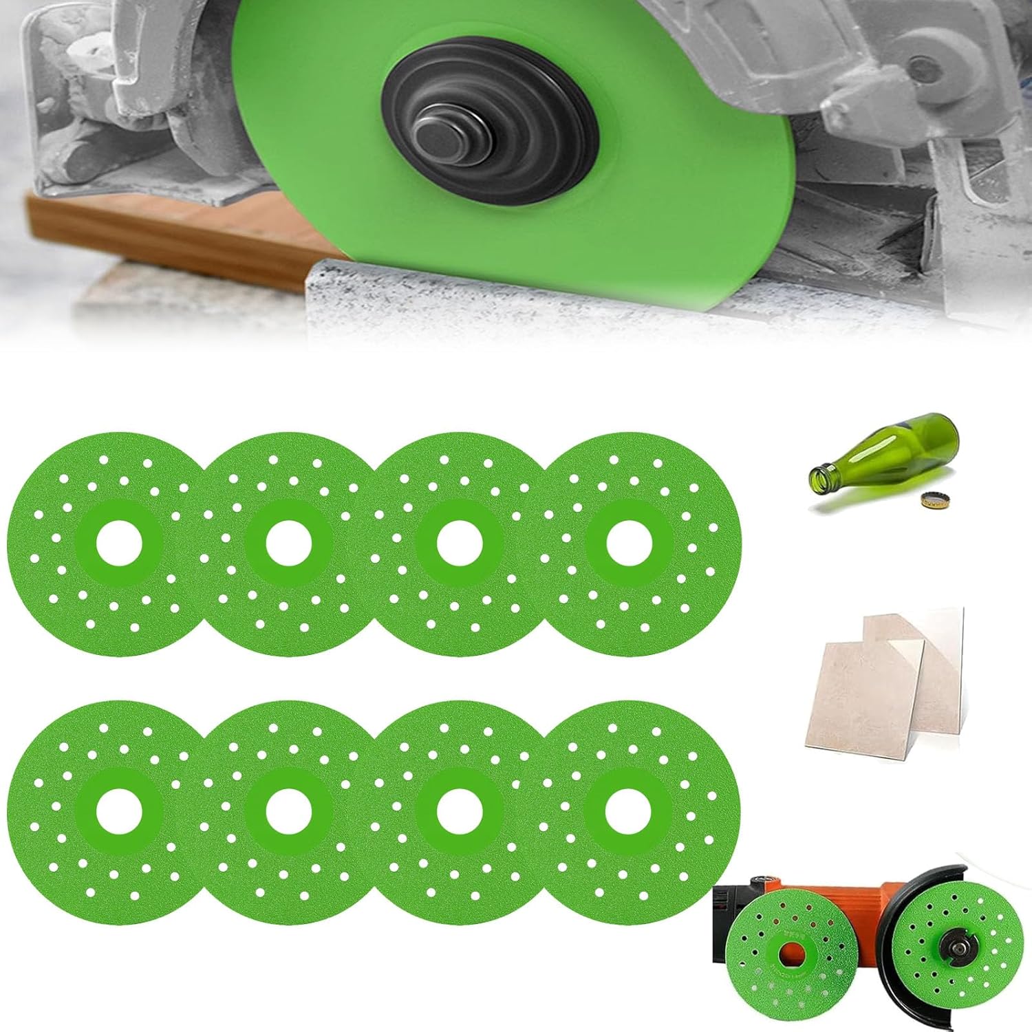 Rock Slab Grinding Disc Set - Precision Cutting Blades